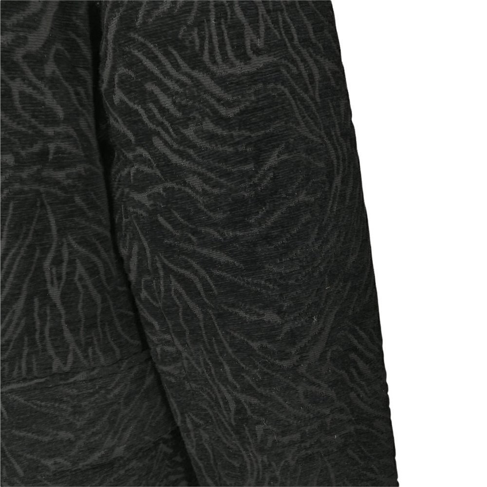 Dress Barn Dress Jacket Size S Zebra Embossed Black Monochromatic Trench Peacoat - Picture 8 of 12